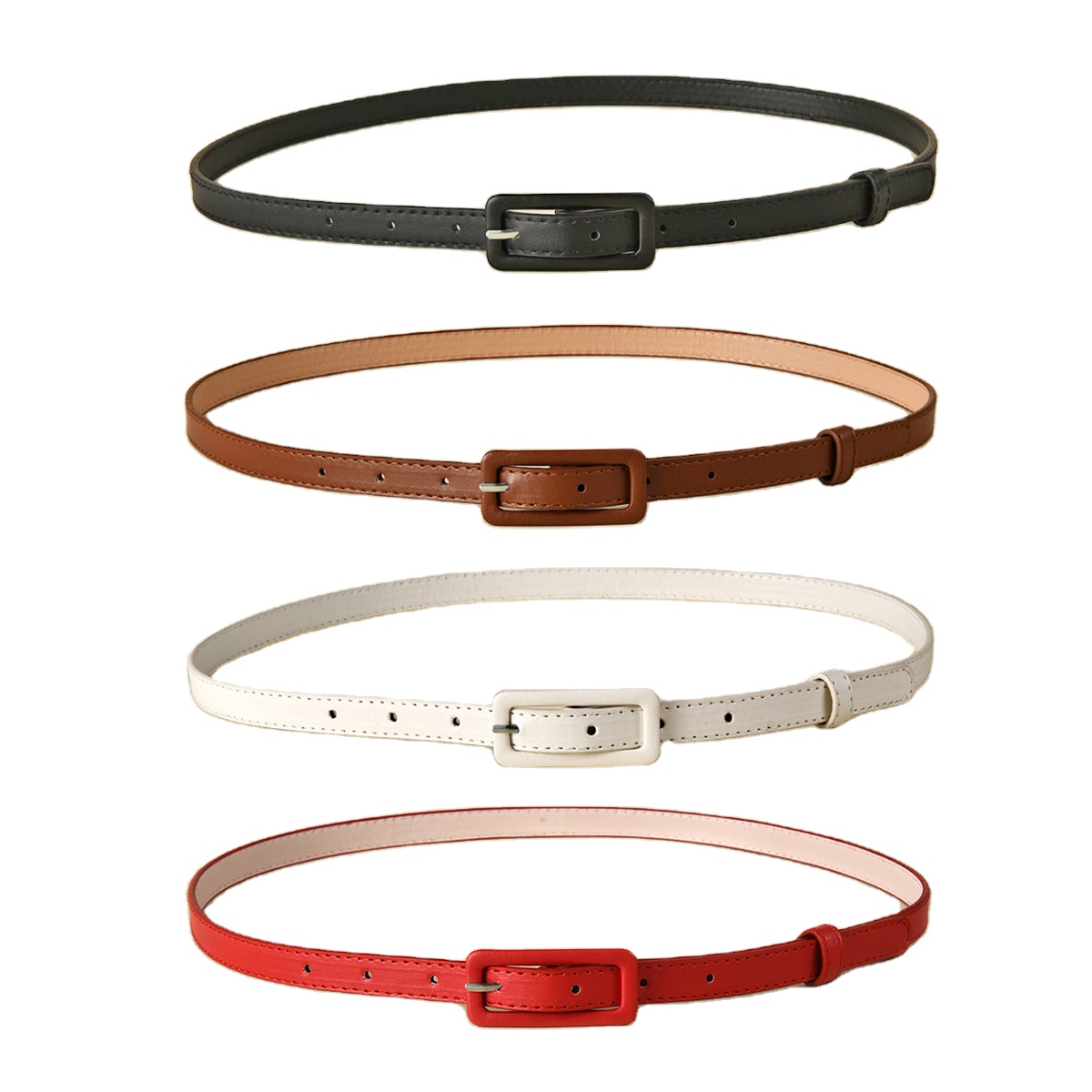 4 Colour Leather Belt For Ladies – BrightMeil online store