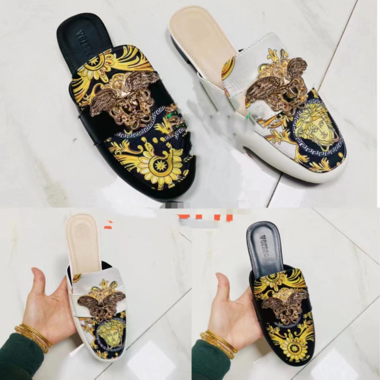 Versace Half shoe Slippers For Women – BrightMeil online store