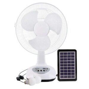 portable solar fan a